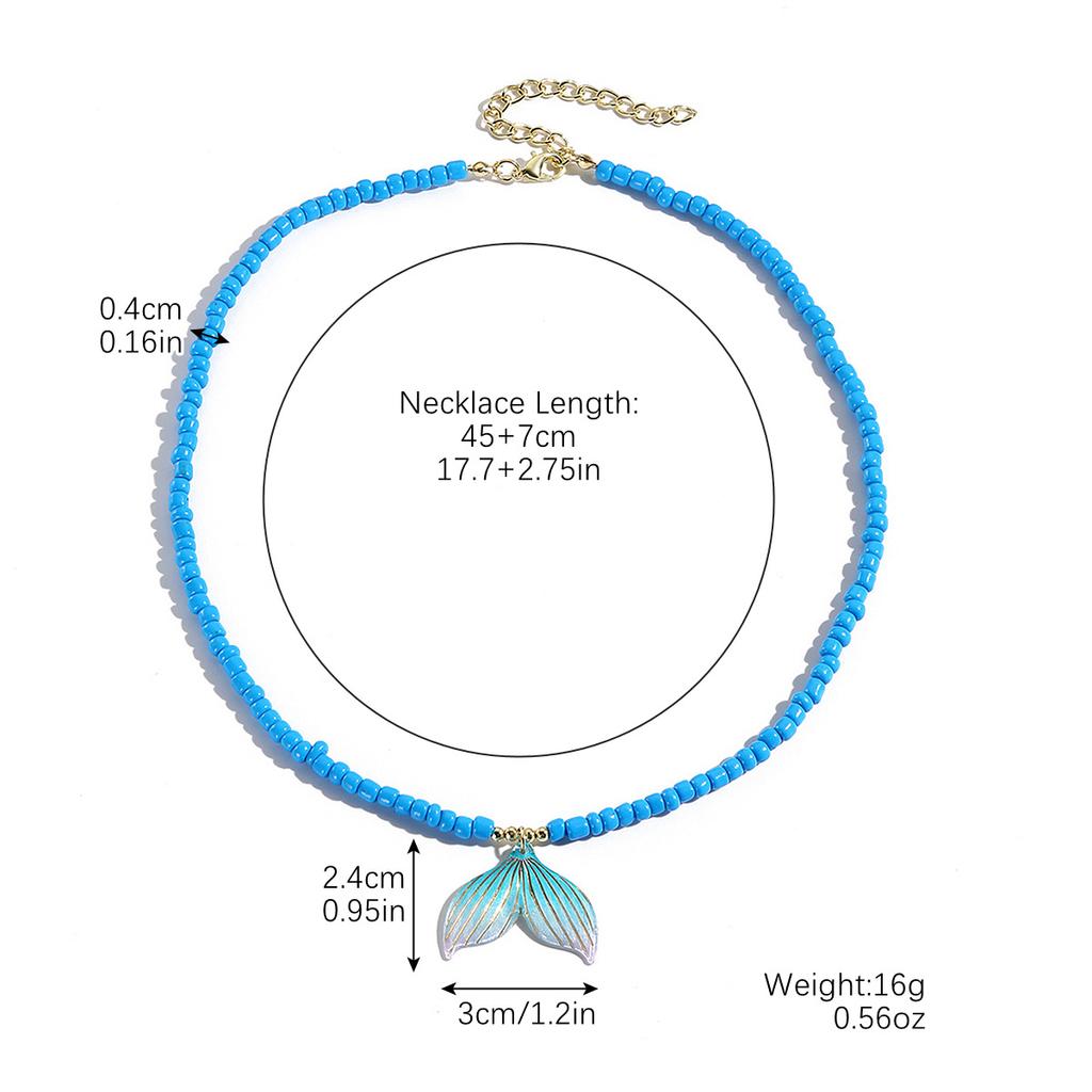 Ожерелье для женщин Ювелирные изделия Океан Богемное ожерелье Отпускная звезда Натуральная ракушка Бусины Ключица Цепочка Ожерелье Элегантное ожерелье для нее