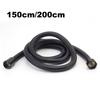 1.5M 2M Stainless Steel Black Shower Head Water Hose Extension Pipe Tube 150cm 200cm Bathroom Water Drawer Bathroom Accessories