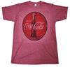Мужская футболка CocaCola Enjoy Coke с потертостями, классическая, красная, новая, унисекс