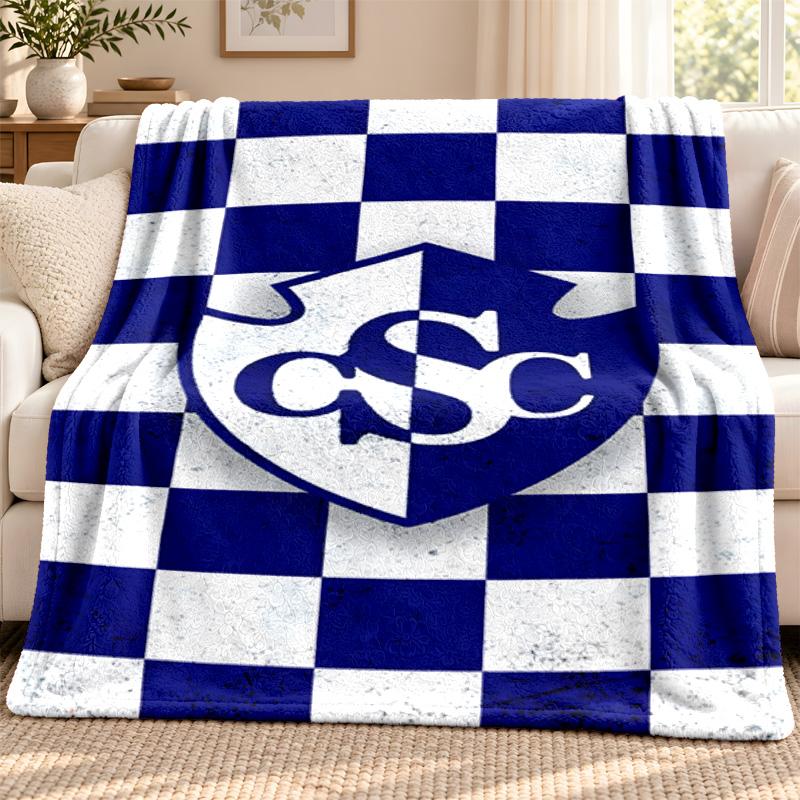 Cartagines Deportiva SA blanket Flannel Blanket Soft Cozy Plush Throw for Sofa Bed Lightweight Home Decoration Outdoor camping