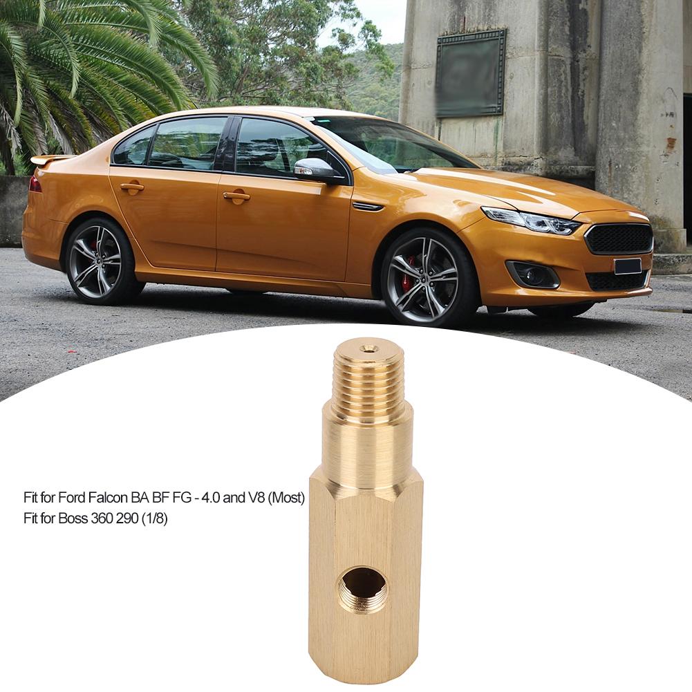 Адаптер датчика давления масла 1/4 NPT Латунный тройник Подходит для Ford Falcon BA BF FG 4.0 и V8