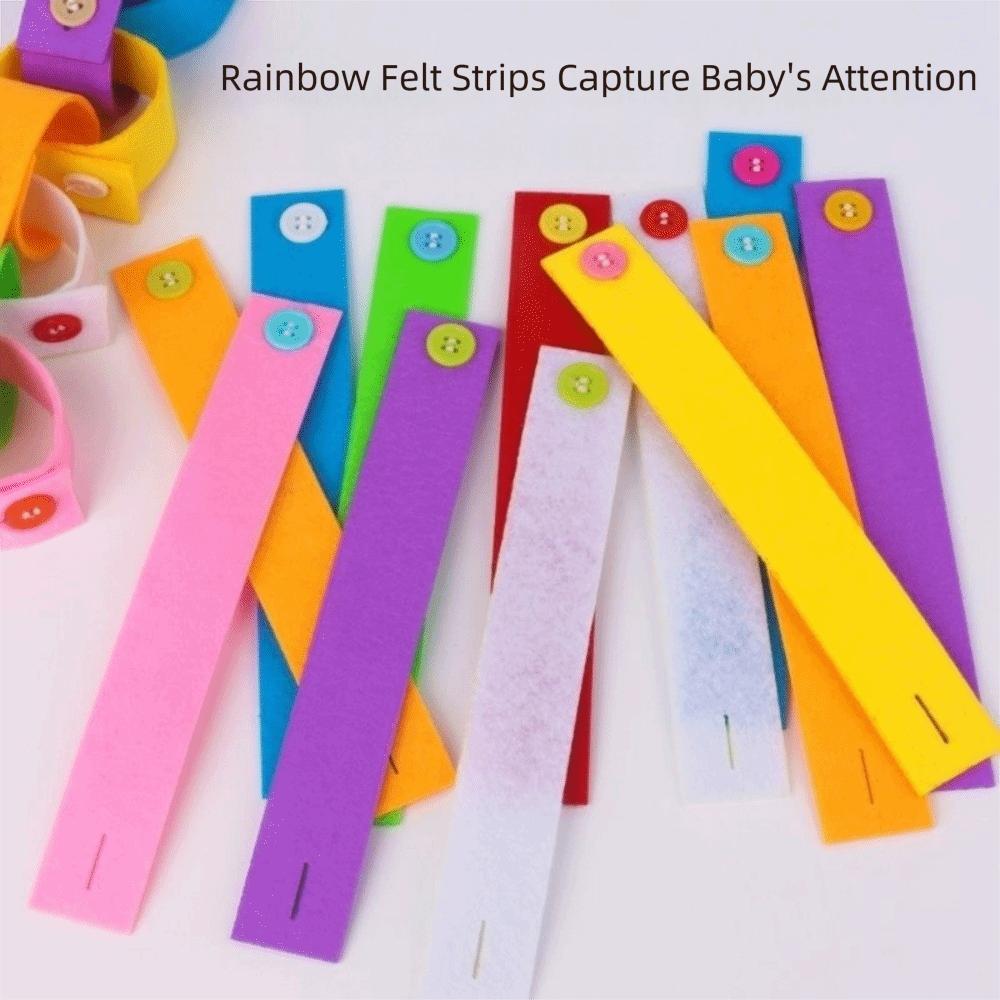 Felt Felt Button Bracelet Diy Montessori Early Education Educational Teaching Aids Kindergarten