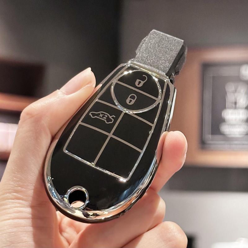 Чехол-брелок для Dodge Ram 1500 Challenger Charger Durango Grand Caravan Journey Chrysler 300 Town Country для Jeep Keyless Ent
