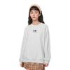 Li Ning Sports Life Collection Sweatshirt Unisex Heather Gray Deep Antarctic Gray AWDU925-1