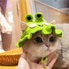 Шляпа для питомца Ручная работа Шляпа для кошки Эластичная вязаная кепка Головной убор для щенка котенка Вязаная шляпа Реквизит для фотосессии Вечеринка Декорация Аксессуар для кошки