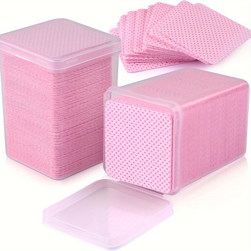 200pcs/Box Lint Free Nail Wipes Gel Nail Polish Remover Wipes Nail Glue Polish Clean Solft Magic Stuff Pad