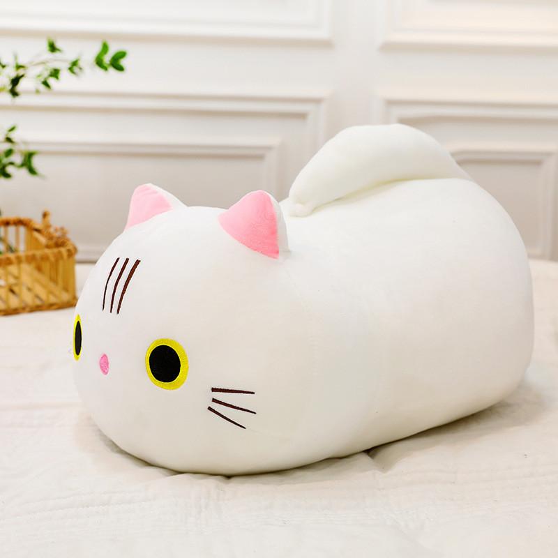 Adorable Plush Cat Toy Cartoon Bedtime Companion Kid Girls Birthday Gift Holiday