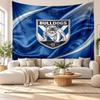 Canterbury-Bankstown Bulldogs Wall Tapestry, Soft Fabric Wall Hanging, Decorative Backdrop For Bedroom Home Wall Art