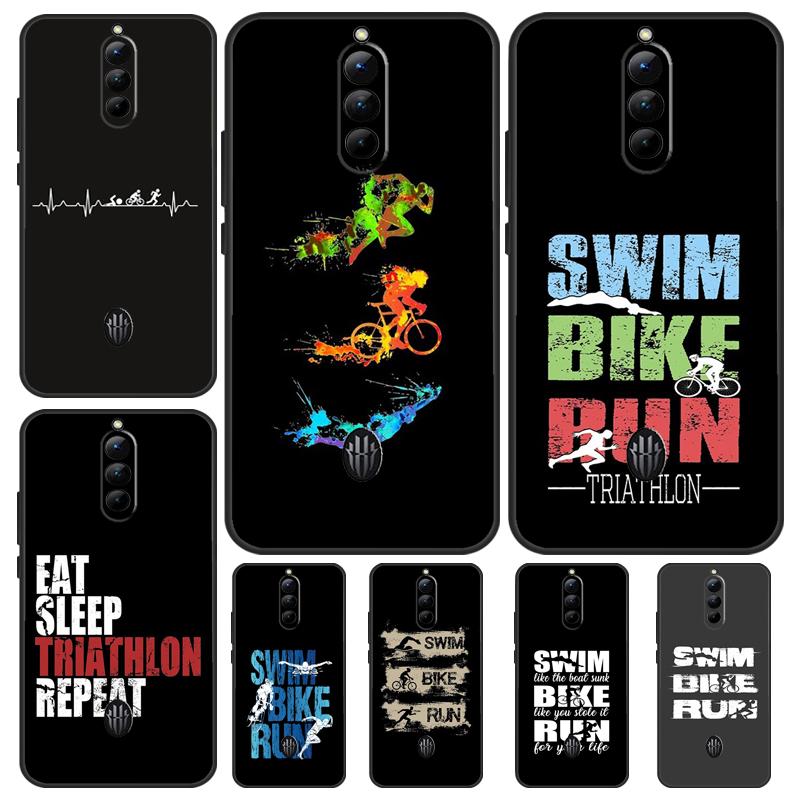 Чехол для телефона Triathlon Tri Life Swim Bike Run для Nubia Red Magic 8 8S Pro Plus 6S 7S 6 7 Pro 6R 5G 5S с задней крышкой