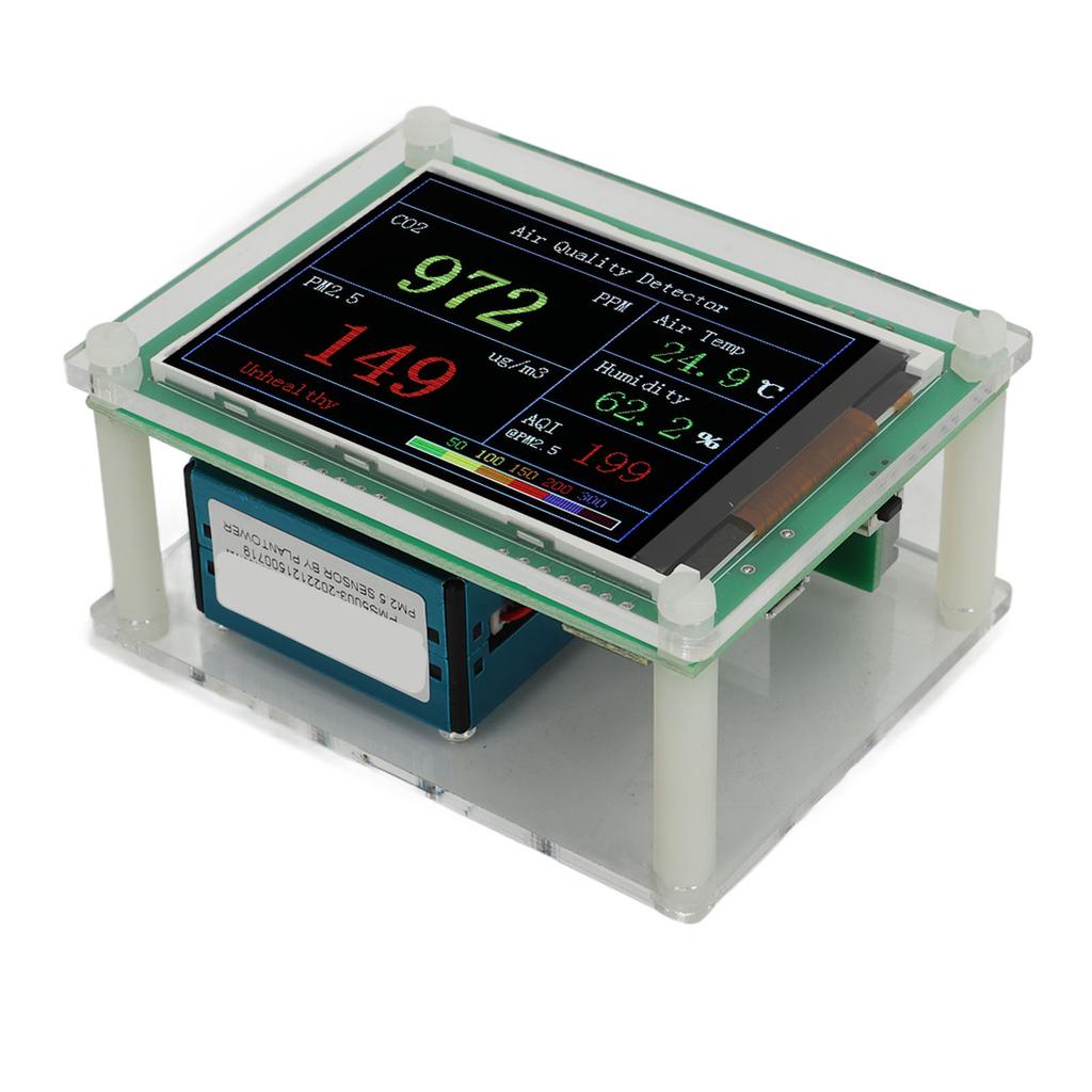 Air Quality Monitor Home Carbon Dioxide Detector High Accuracy Sensor Air Quality Detector for