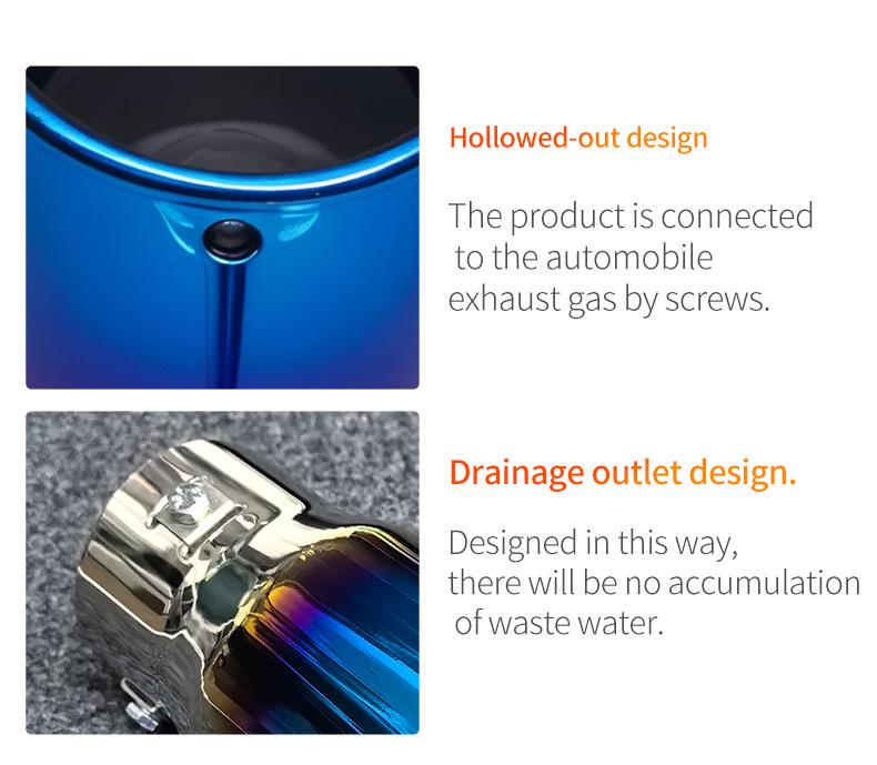 Совместимый глушитель выхлопной трубы для Honda Spirior, BYD S6, Mitsubishi ASX, Haval H6 и Prado