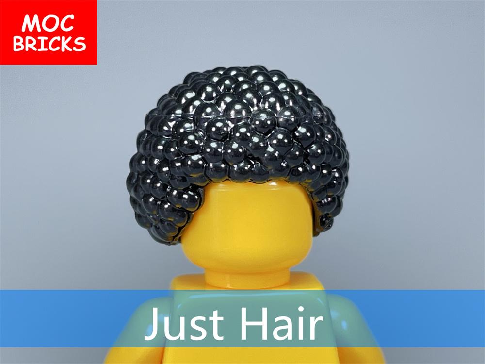 10 шт./лот Детали MOC Мужские прически Фигурка Игрушка Детские развивающие строительные блоки Собранные игрушки