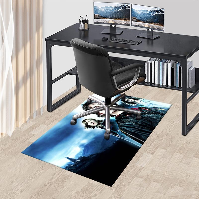 Harry Potter Hogwarts School Uniform Cosplay Costume Halloween Party Fancy Dress Office Mat Home Decor Office Desk Chair Rugs Chair Carpet f