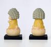 Cat Buddha Five Kalpa Contemplation Amida Original Sculptor and Butsuya Sakai Wooden Carving Buddha Statue Lucky Feng Shui Ornament Buddha,