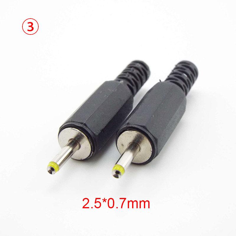 DC Male Jack Разъем питания Адаптер 3.5x1.35 мм 4.0x1.7 мм 4.8x1.7 мм 5.5x2.1 мм Штекерный разъем Адаптер аудио CCTV
