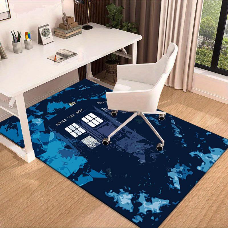 telephone booth Carpet, Chair Rug,Rug for Office Bedroom living rooms, Doormat decor Fan Gift Christmas Gift