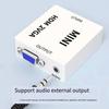 Конвертер HDMI в VGA 1080P со звуком Конвертер VGA в HDMI Адаптер HDMI для проектора DTV ТВ HDVD Ноутбука