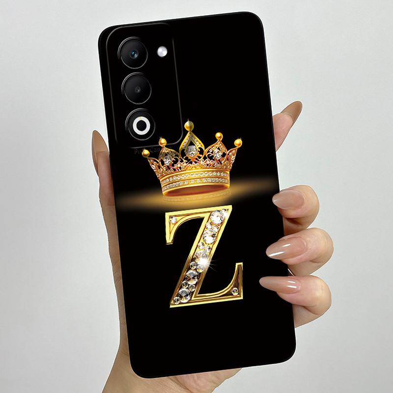 Чехол для OPPO A5 5G 2025 CPH2735 Роскошные Буквы Пара Силиконовые Мягкие Чехлы для Телефона Для OPPOA5 A 5 2025 Защита Камеры Задняя Крышка