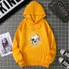 2025 Autumn Winter Couple Style Sunflower Skull Print Hoodie Men Women Casual Simple Top Streetwear Full Sleeve Decorated Hoodie