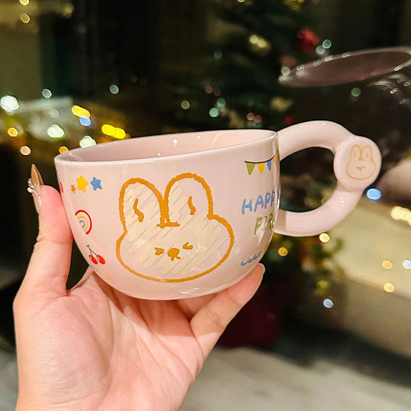 Cartoon Puppy Ceramic Mug Cute Home Coffee Mug Breakfast Milk Oat Mug Coffee Mug Souvenir