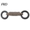 Wear-resistant Dog Toy Cotton Rope Toy, Flying Disc Interactive Fetch Knot Chew Tug-of-War for Large And Small