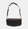 [Pre-Owned] Andrea 21 Brand Logo Detachable Handle Leather And Synthetic Leather Handbag Crossbody Shoulder Bag Small - Very Good #BROQF5