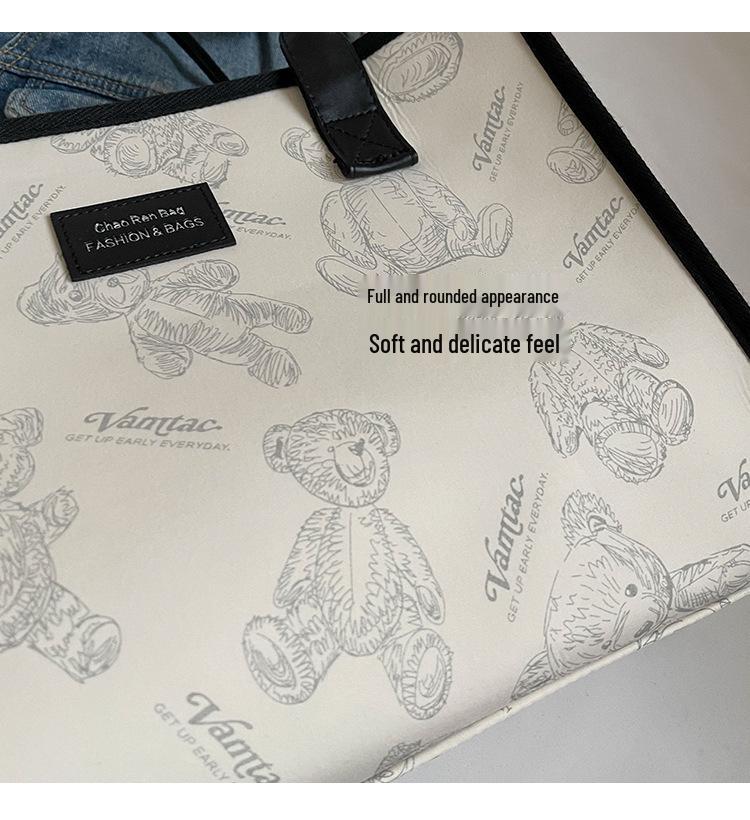 Женская сумка-тоут большой вместимости 2025 года: Новая повседневная сумка через плечо для работы и учебы