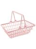 Decorative Sweet Pink Basket Desktop Cosmetics Jewelry Storage Basket Photo Props Home Kitchen Storage Baskets