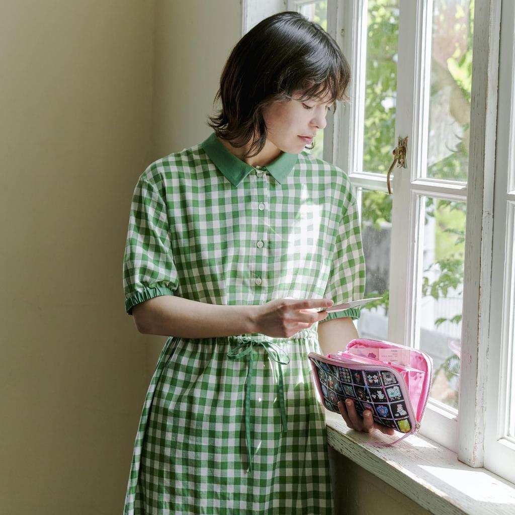 [Hobonichi] Сумочка-органайзер с карманами - Sister / Юми Китагиши / С кофе