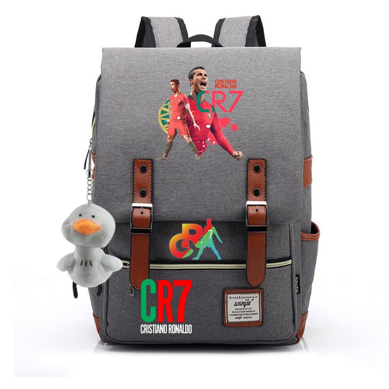 Модный Аниме CR7 Подростковая Школьная Сумка Мужской и Женский Повседневный Рюкзак