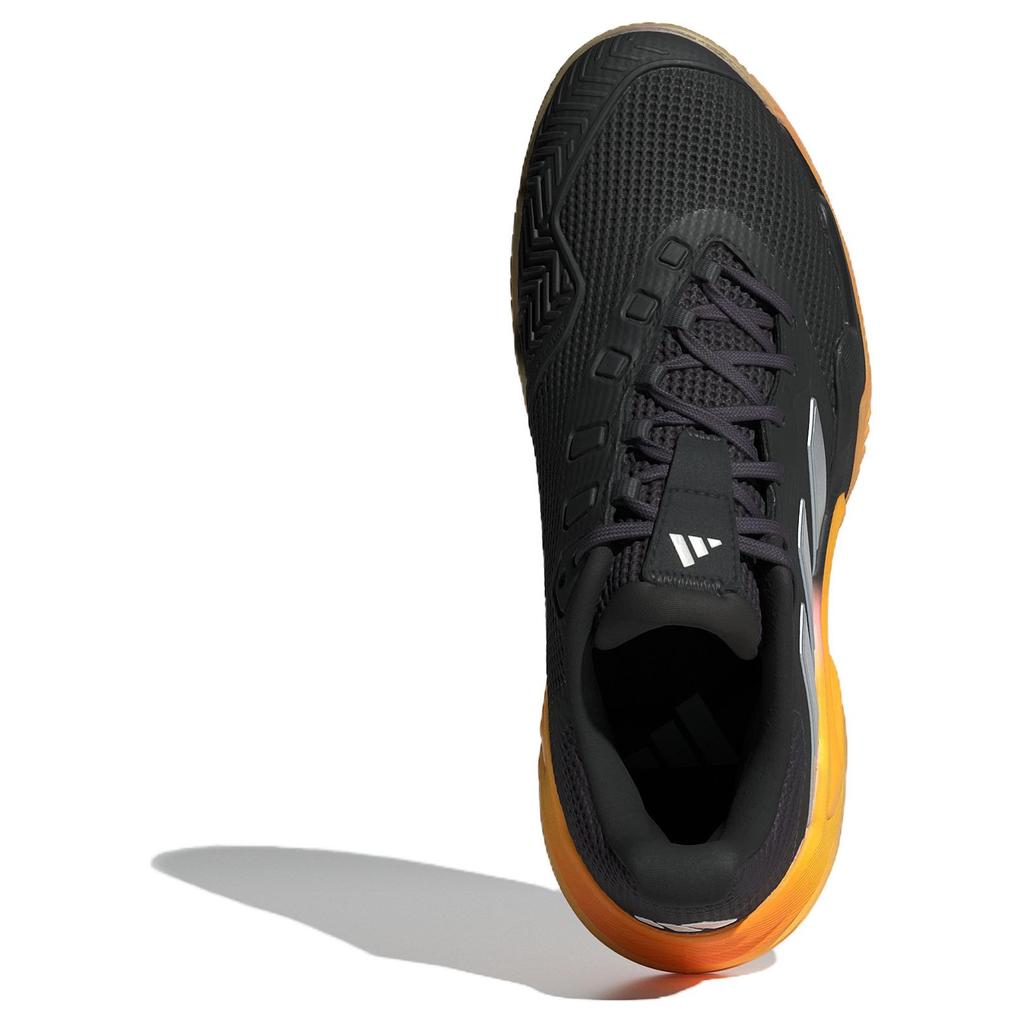 Adidas Barricade Comfortable Lightweight Slip Resistant Durable Low Top Tennis Shoes Women Sneakers Black Orange IH2592