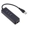 Док-станция: Гигабитный сетевой адаптер 1-в-4 + 3-портовый USB 3.0 на RJ45, без драйверов