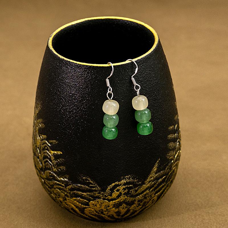 BLINGBAY женские новые серьги с искусственным жемчугом в китайском стиле, серьги с кисточками в форме бабочки в китайском стиле, простые аксессуары Hanfu, ретро-ювелирные изделия