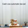 Творческий стеклянный чайник Cash Cow, автоматический чайный сервиз, термостойкое заварочное устройство, турецкий чайник с подставкой, новое поступление