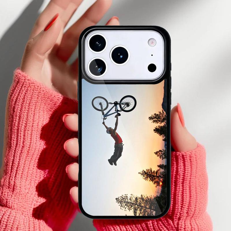 Чехол для телефона BMX Велосипед Экстремальный спорт для iPhone 17 16 15 14 13 Pro Max Задняя крышка для 12 11 Pro Coque