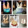Angel Wings Cake Toppers Wedding Cupcake Cake Flag Party Decoration Happy Birthday