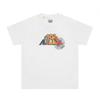 Cross-border European and American trendy brand GALLERY DEPT gradient letter print short-sleeve T-shirt for men and women, high street short-sleeve 