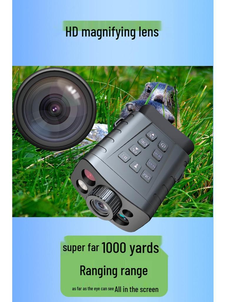 High-Definition Infrared Night Vision Laser Rangefinder for Outdoor Hunting