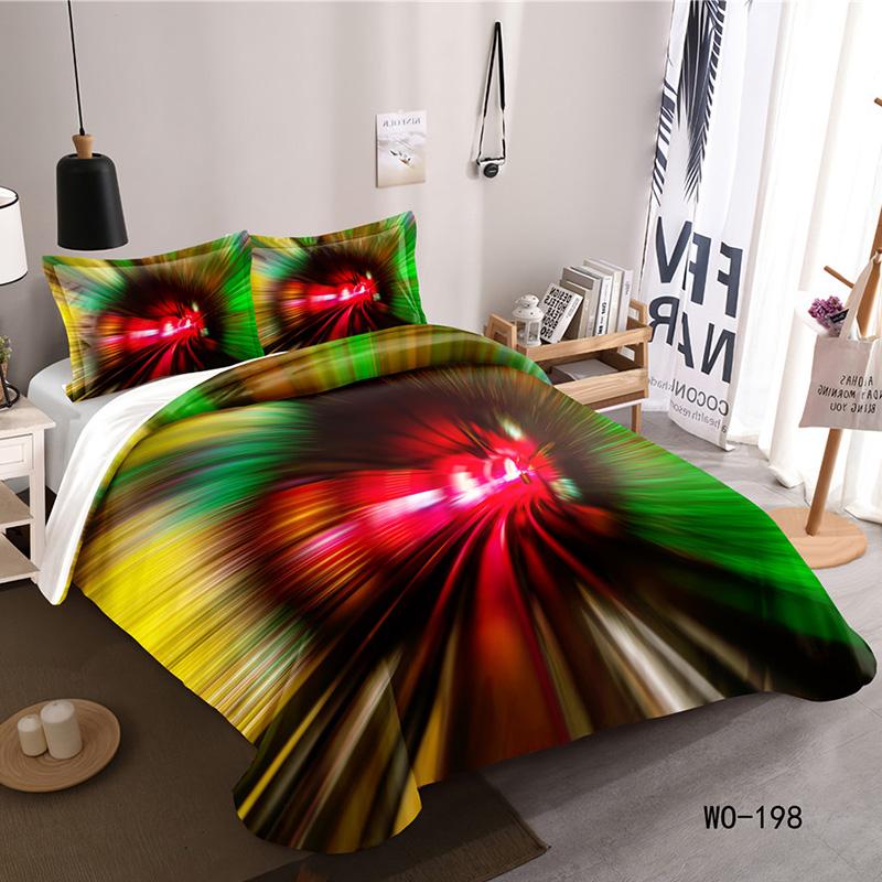 RunGrape 3D Пододеяльник Постельное белье Двуспальный Полуторный Королевский размер 240x220 Скандинавский Чехол на кровать 150 Евро Постельное белье Покрывало 200x200
