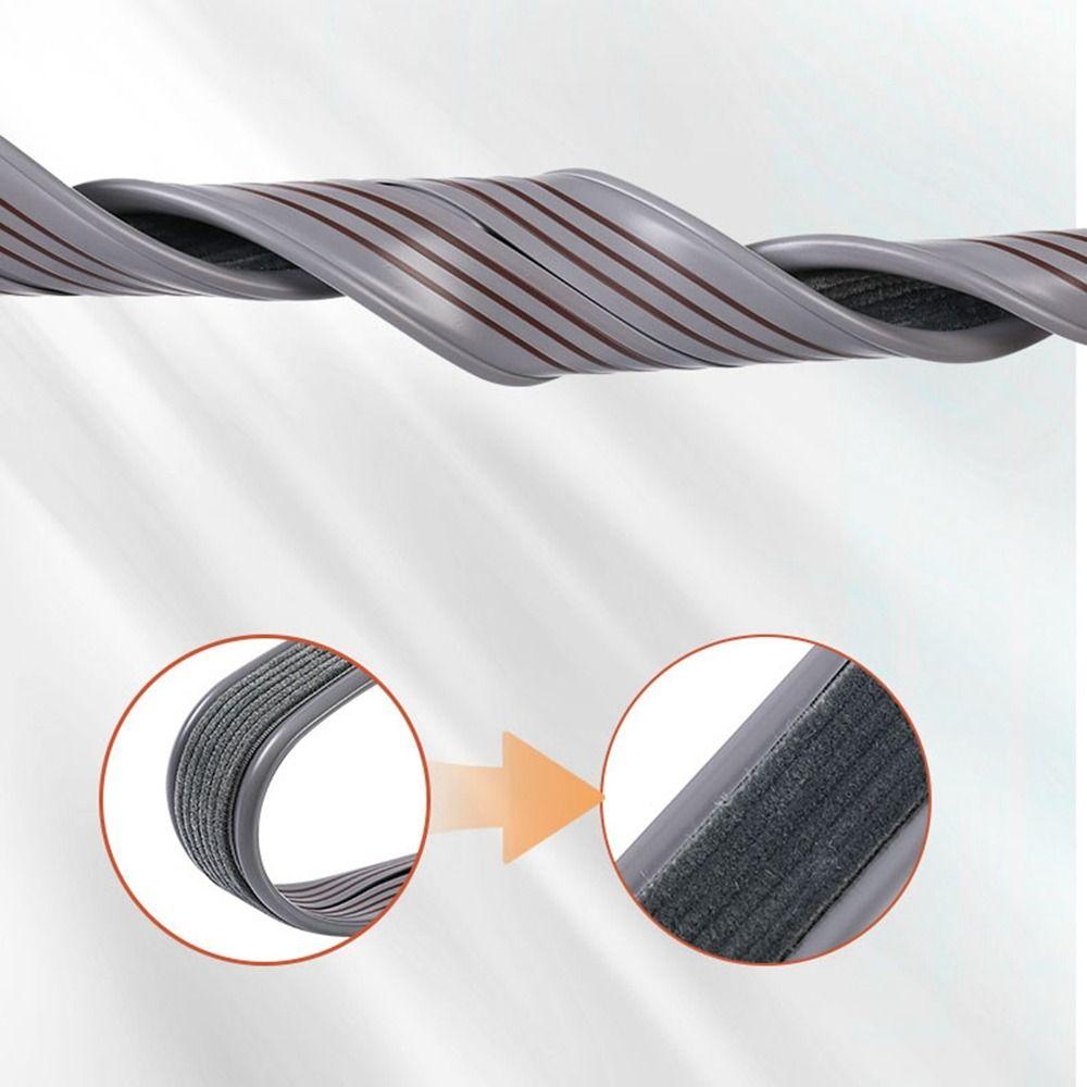 New PVC Door Seal Strip Anti Collision Flexible Door Draft Stopper Self Adhesive Windproof Weatherstrip Window