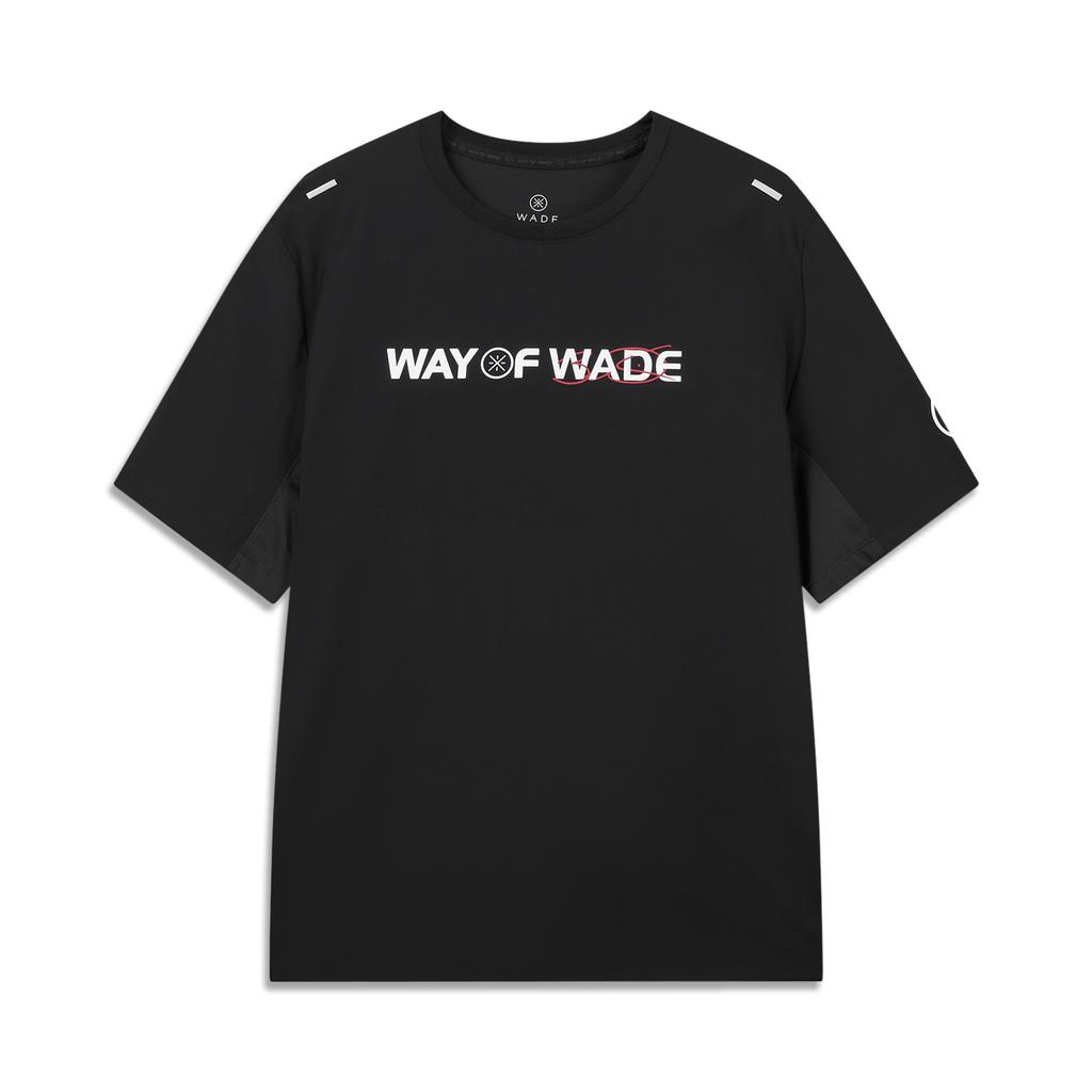Мужская футболка Li Ning серии Wade с охлаждающим эффектом и ощущением льда, быстросохнущая, с круглым вырезом, мужские топы ATSW089-3