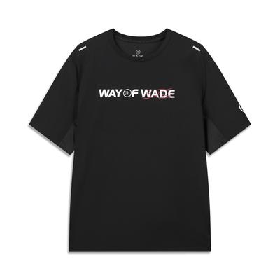 Мужская футболка Li Ning серии Wade с охлаждающим эффектом и ощущением льда, быстросохнущая, с круглым вырезом, мужские топы ATSW089-3