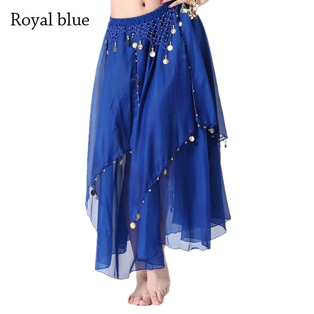 Tassels Sun Skirt Shining Show Costumes Belly Dance Skirt Spanish Skirt Dancing Skirt