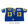 Kids Retro Football Jersey Team Uniform Dolphins Rams Commanders Youth Training Wear Cotton Blend