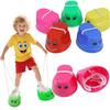Funny Smile Face Plastic Stilts Kid Party Game Outdoor Activities Balance Training Equipment Coordination Game Children Gift ZYF