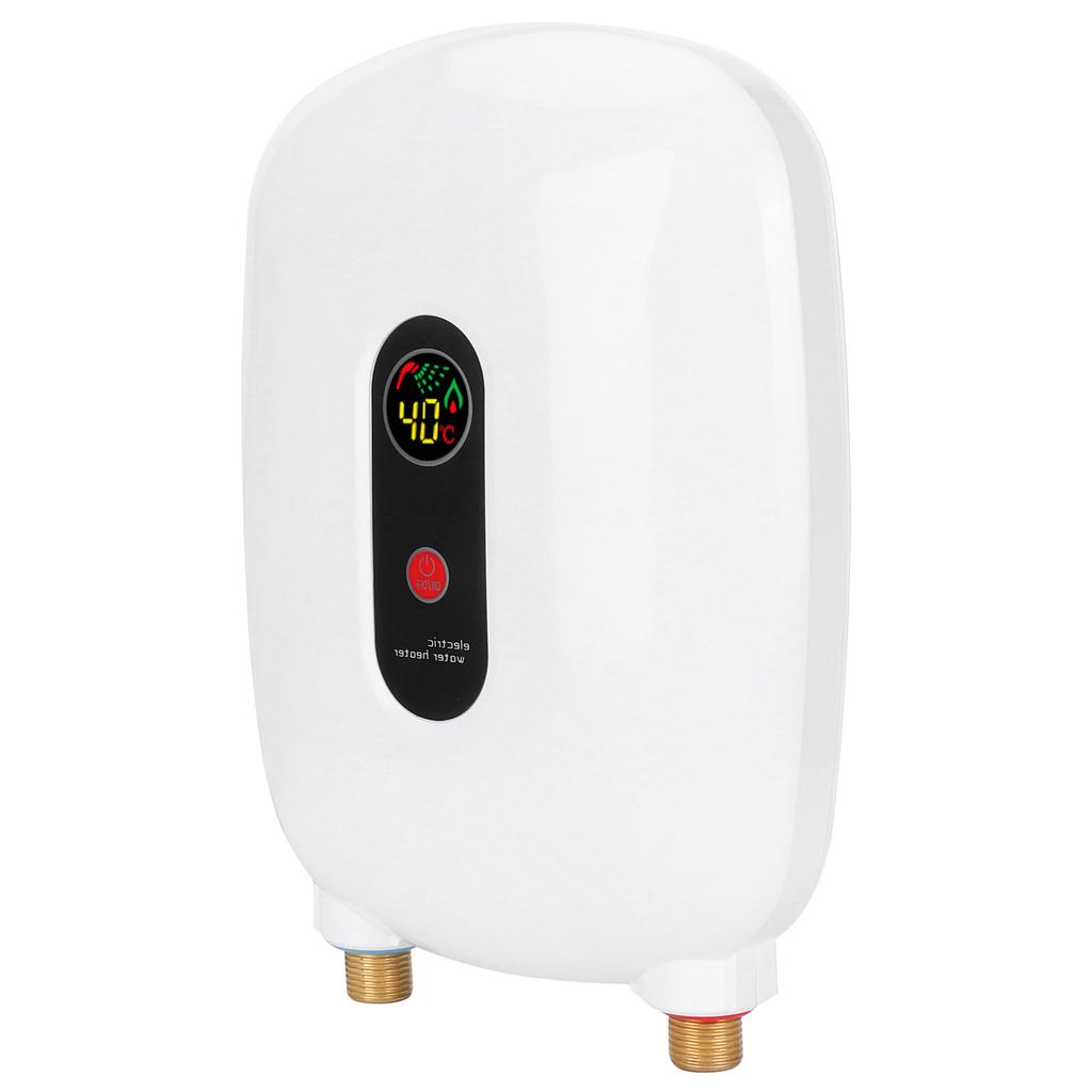 Mini Hot Water Heater Electric Fixed Frequency Water Heating Appliance for Bathroom Shower(Prise