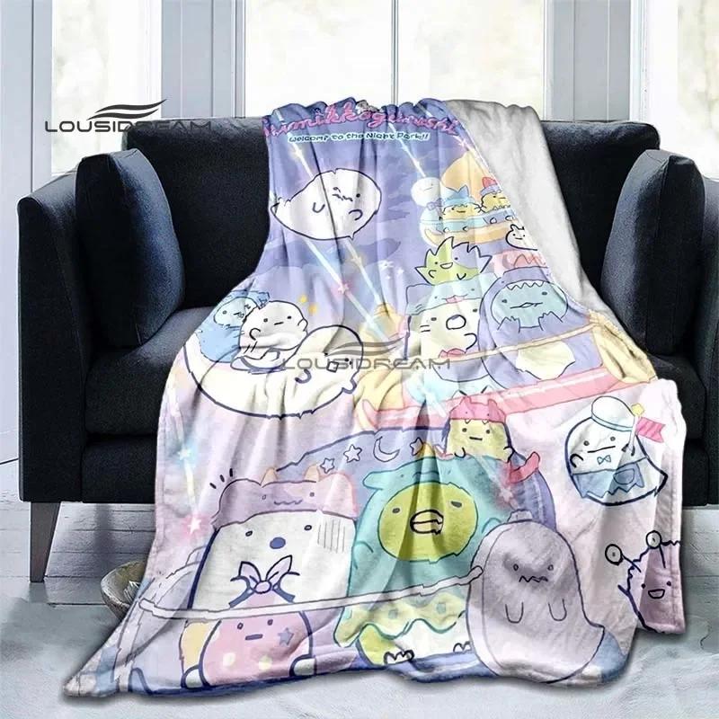 Плед Sumikko gurashi Милый Мультяшный Домашний Декор Спальня Гостиная Диван Уютные Пледы для Кроватей