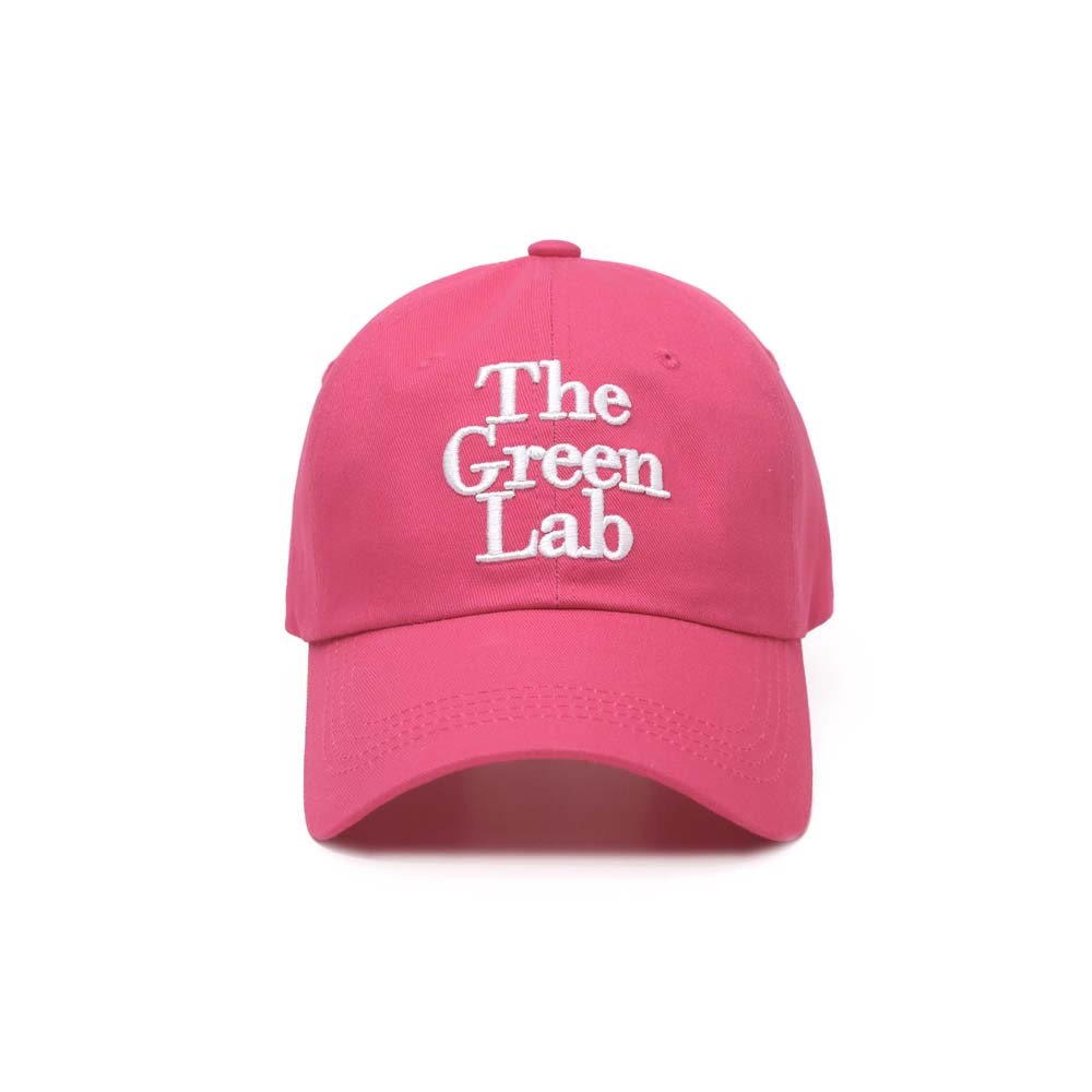 Кепка-бейсболка THE GREEN LAB с вышивкой [Розовый]