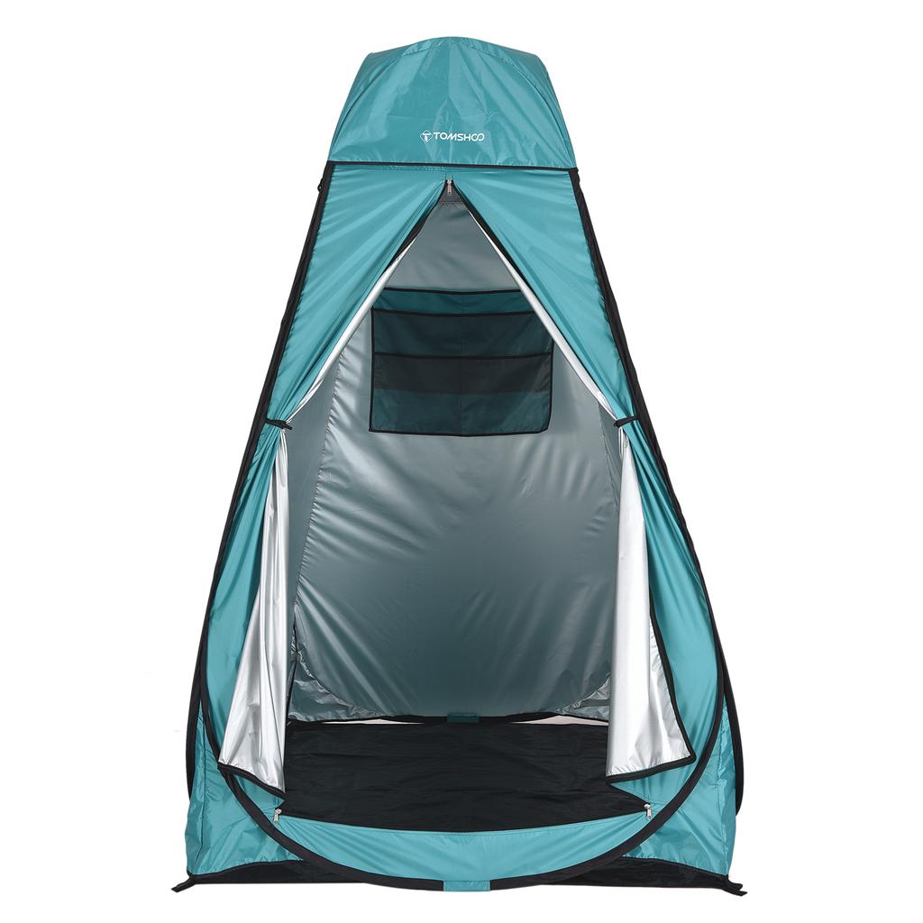 TOMSHOO Pop Up Privacy Shower Tent Changing Room Tent with Removable Rain Fly and Floor for Camping