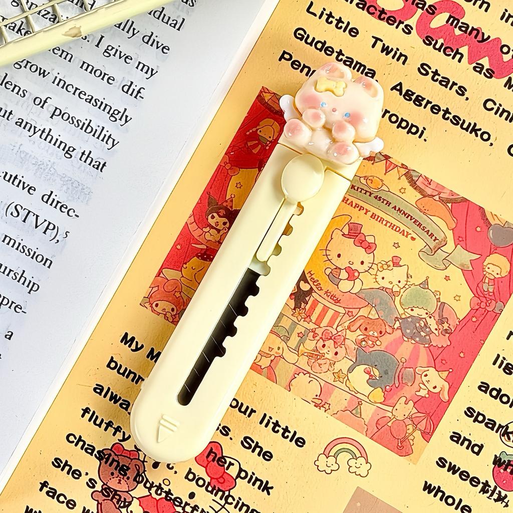 1 шт. маленький универсальный нож мини-милый мультяшный нож для резки коробок с кошачьей лапой прекрасный открывалка для писем Kawaii креативные канцелярские аксессуары